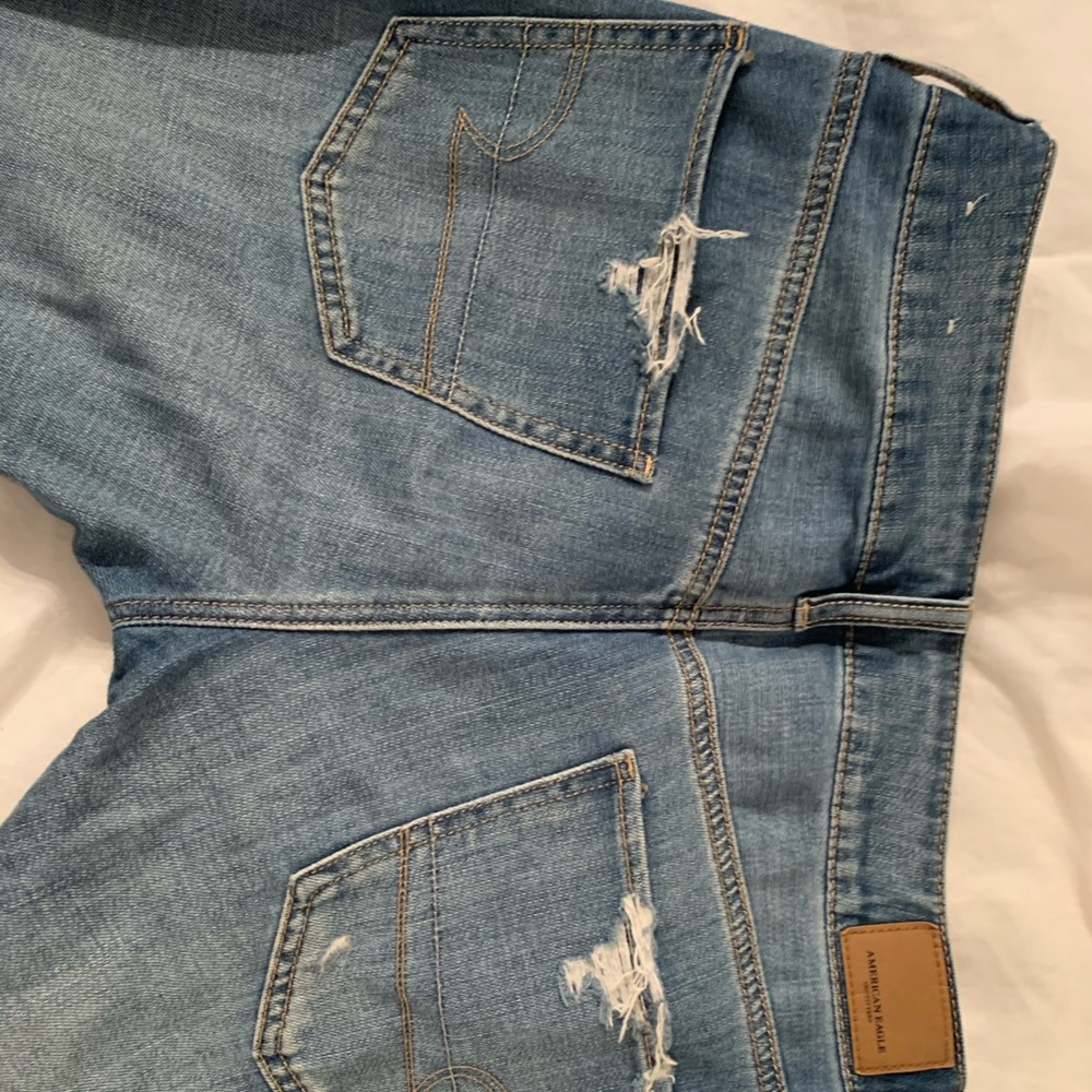 Low Rise Ripped Boyfriend Jeans - Picture 4 of 4